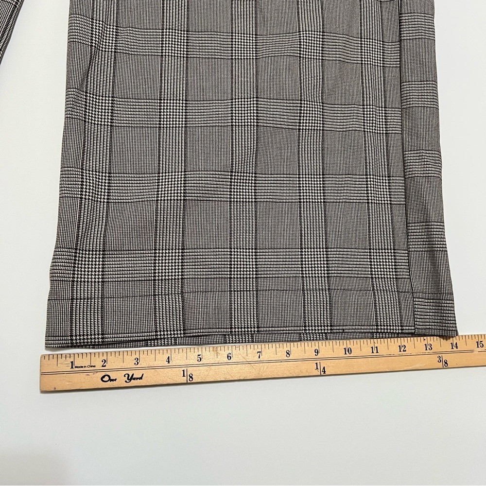 NWT a new day Size XXL Wide Leg Drawstring Plaid Pants - Brown - Picture 4 of 12